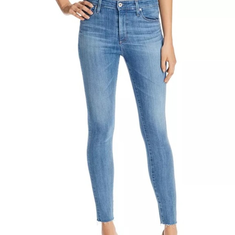AG Farrah Skinny Raw Hem Jeans